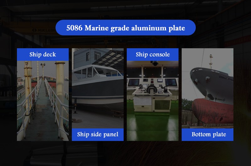 Marine 5086 anti-rust aluminum plate